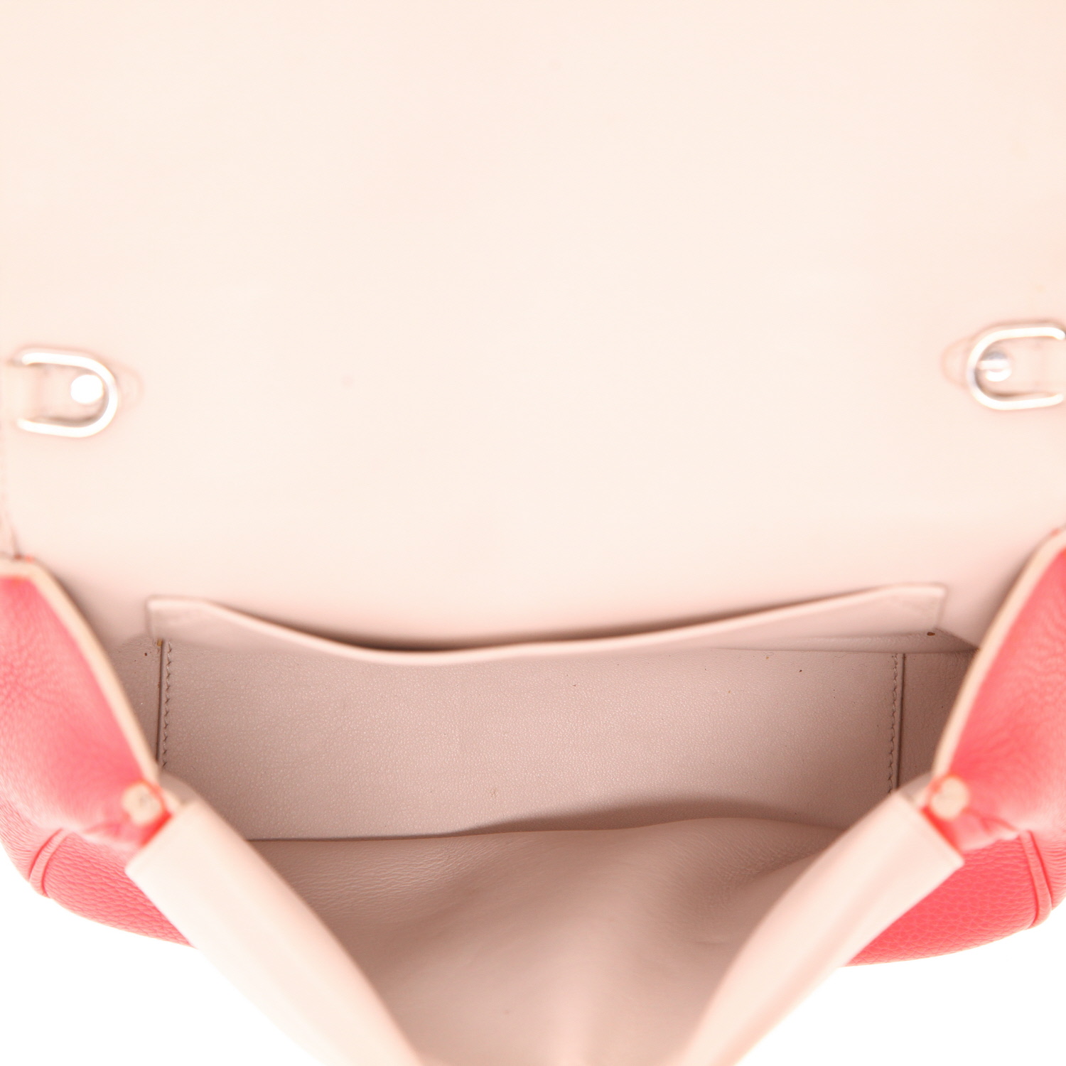 Dior  Be Dior shoulder bag  in pink grained leather - Detail D3
