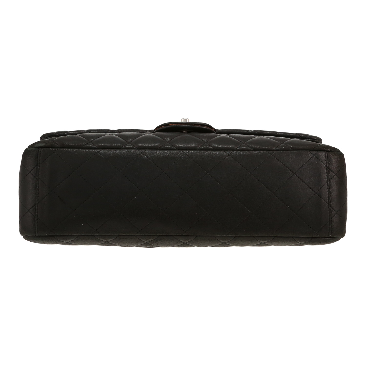 Bolso bandolera Chanel  Timeless Maxi Jumbo en cuero acolchado negro - Detail D1