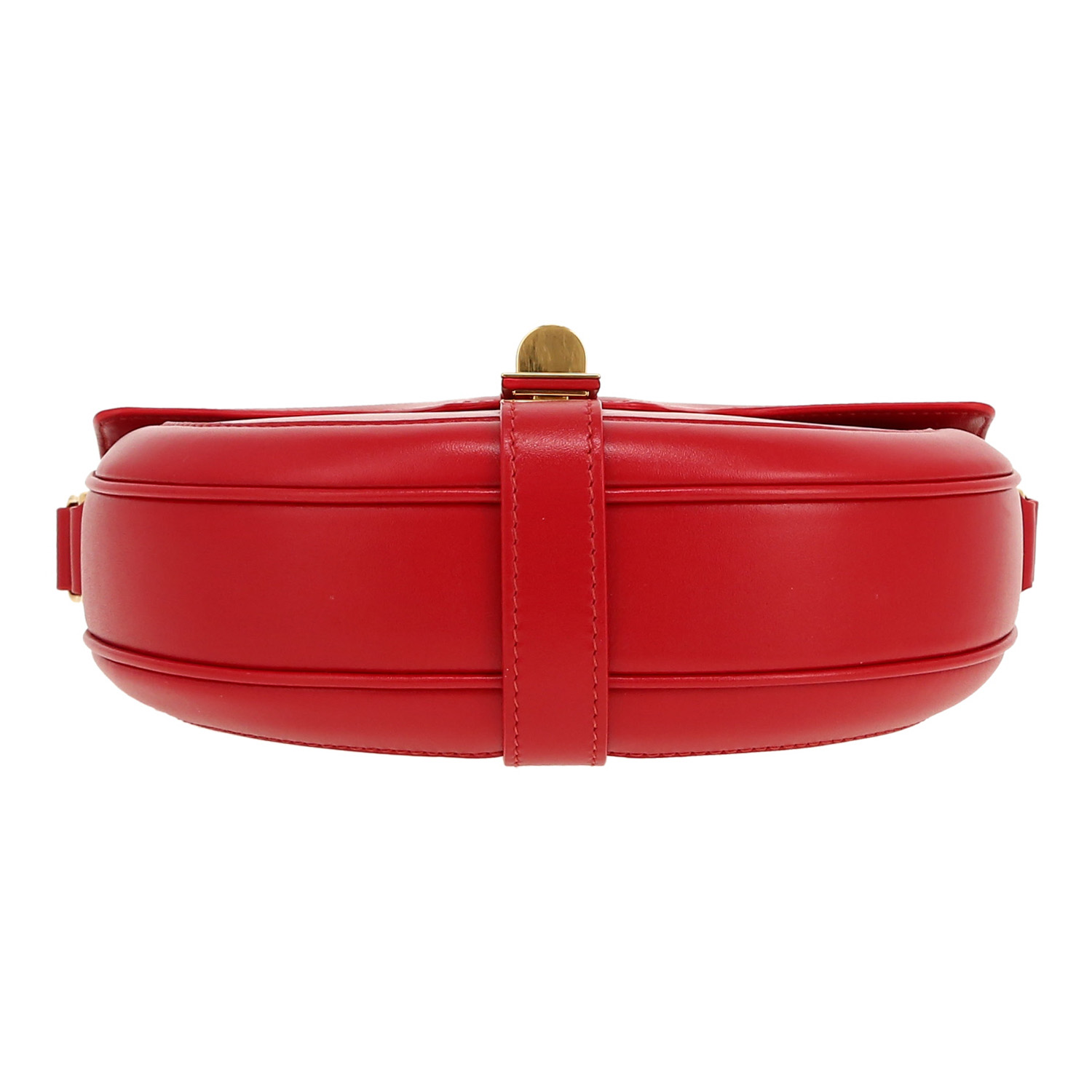 Bolso bandolera Celine  16 en cuero rojo - Detail D1