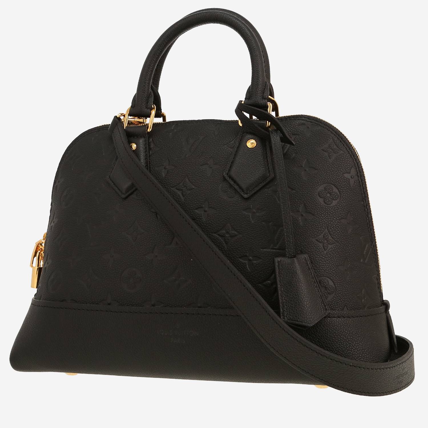 Louis Vuitton  Alma handbag  in black empreinte monogram leather