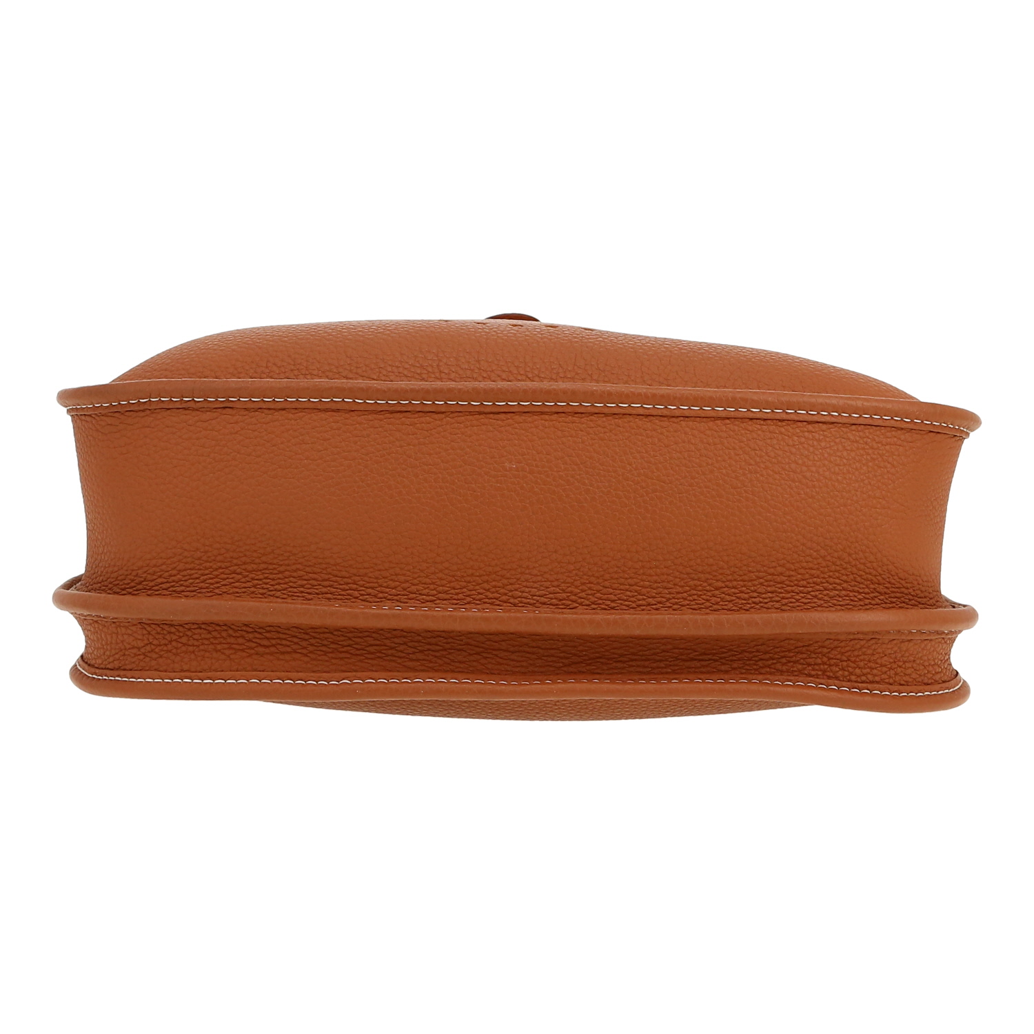 Hermès  Evelyne 29 cm shoulder bag  in gold togo leather - Detail D1