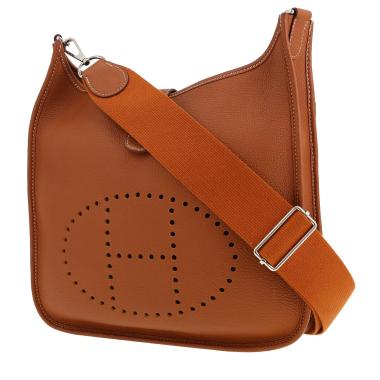 Hermès  Evelyne 29 cm shoulder bag  in gold togo leather