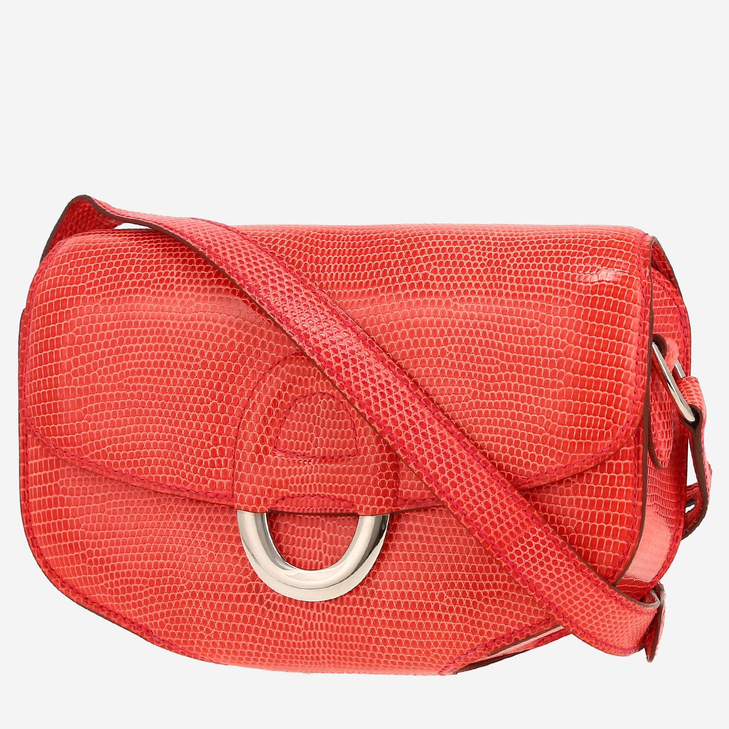 Borsa Hermès  Cherche Midi in lucertola arancione