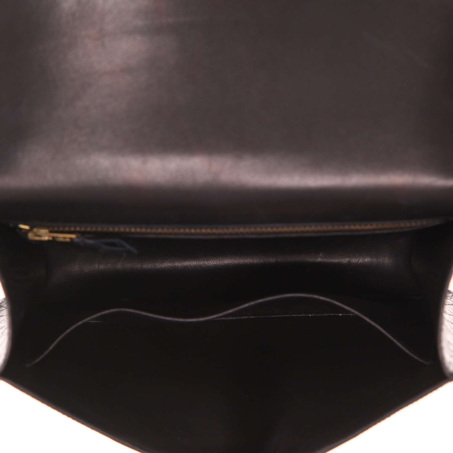 Hermès  Constance handbag  in black porosus crocodile - Detail D3