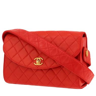 Sac à main Chanel  Vintage en cuir matelassé rouge