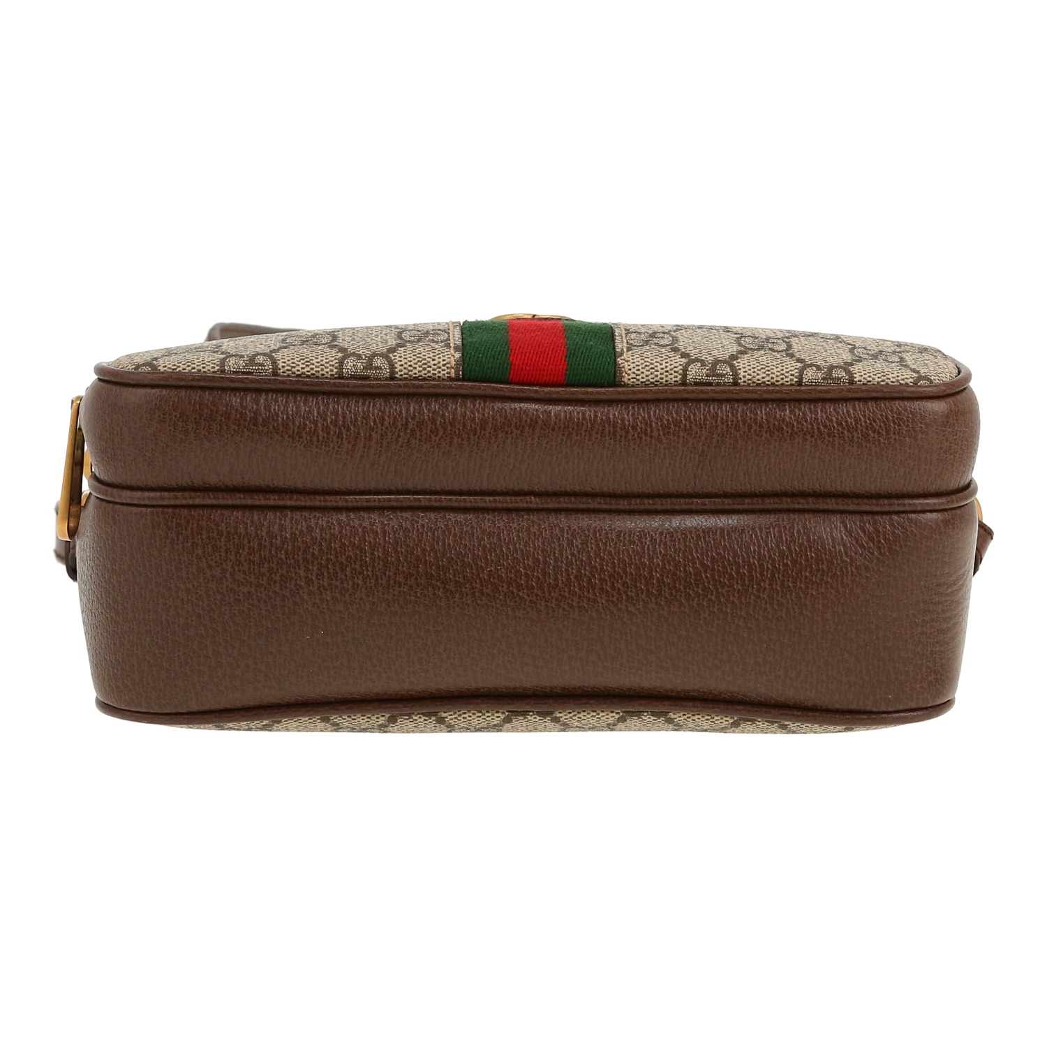 Gucci   shoulder bag  in beige "sûpreme GG" canvas  and brown leather - Detail D1