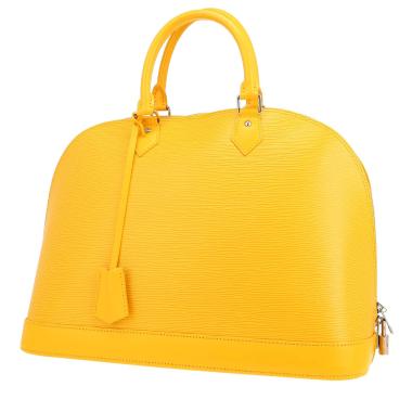 Borsa Louis Vuitton  Alma in pelle Epi gialla