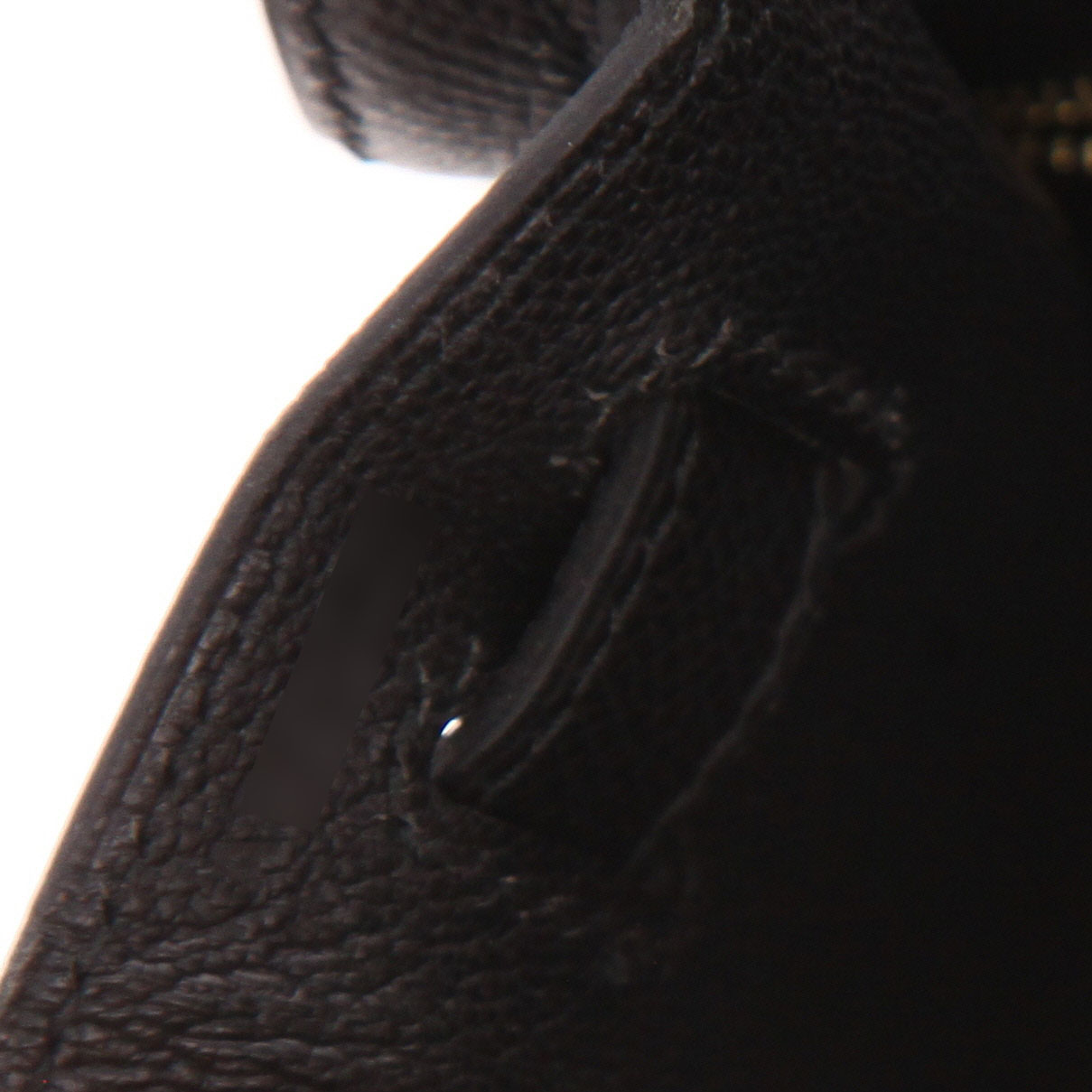 Borsa Hermès  Kelly 28 cm in pelle Epsom nera - Detail D4