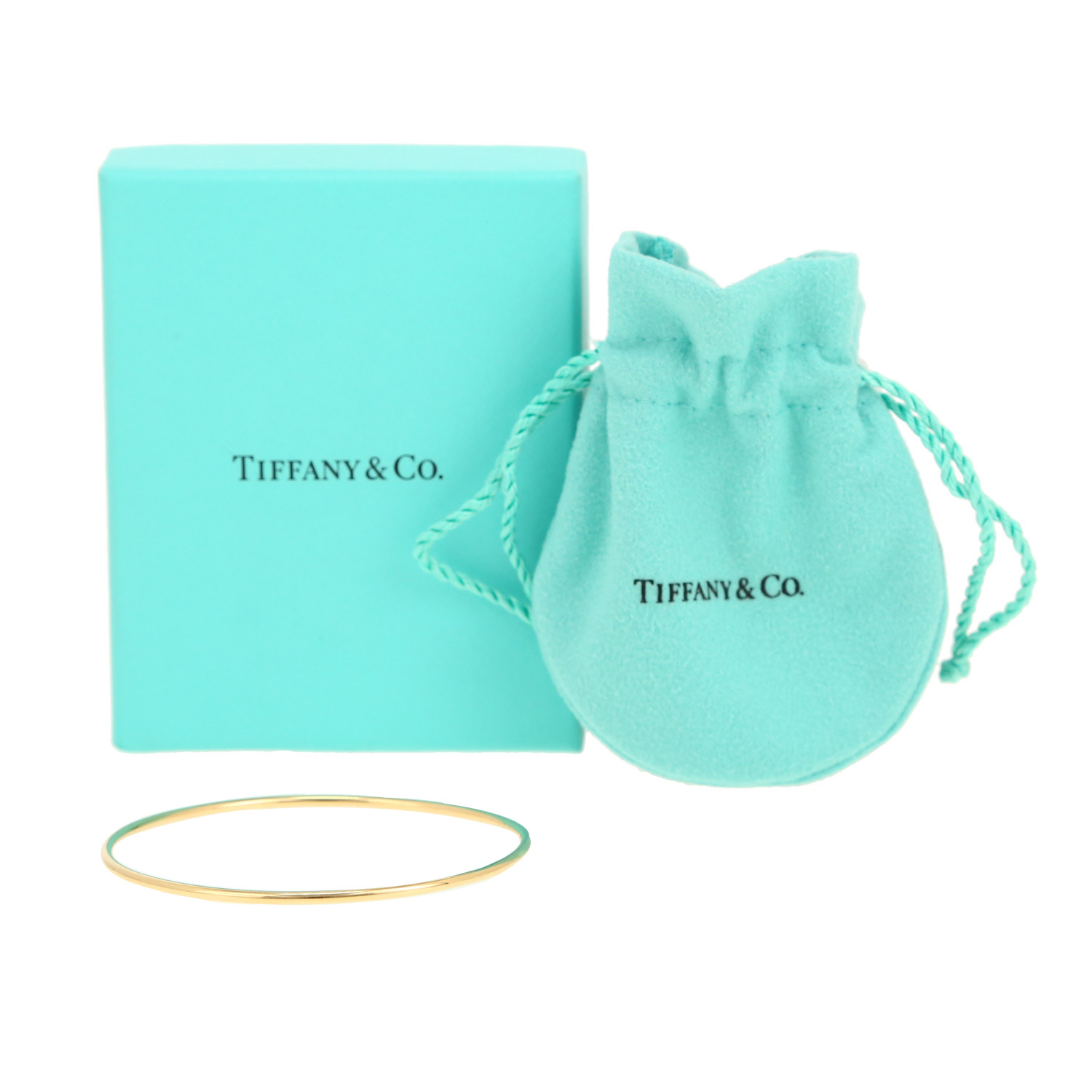 Bracciale a cerchio Tiffany & Co  in oro giallo - Detail D2