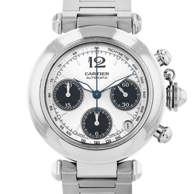 Cartier Pasha Chrono  in stainless steel Ref: Cartier - 2412  Circa 2000