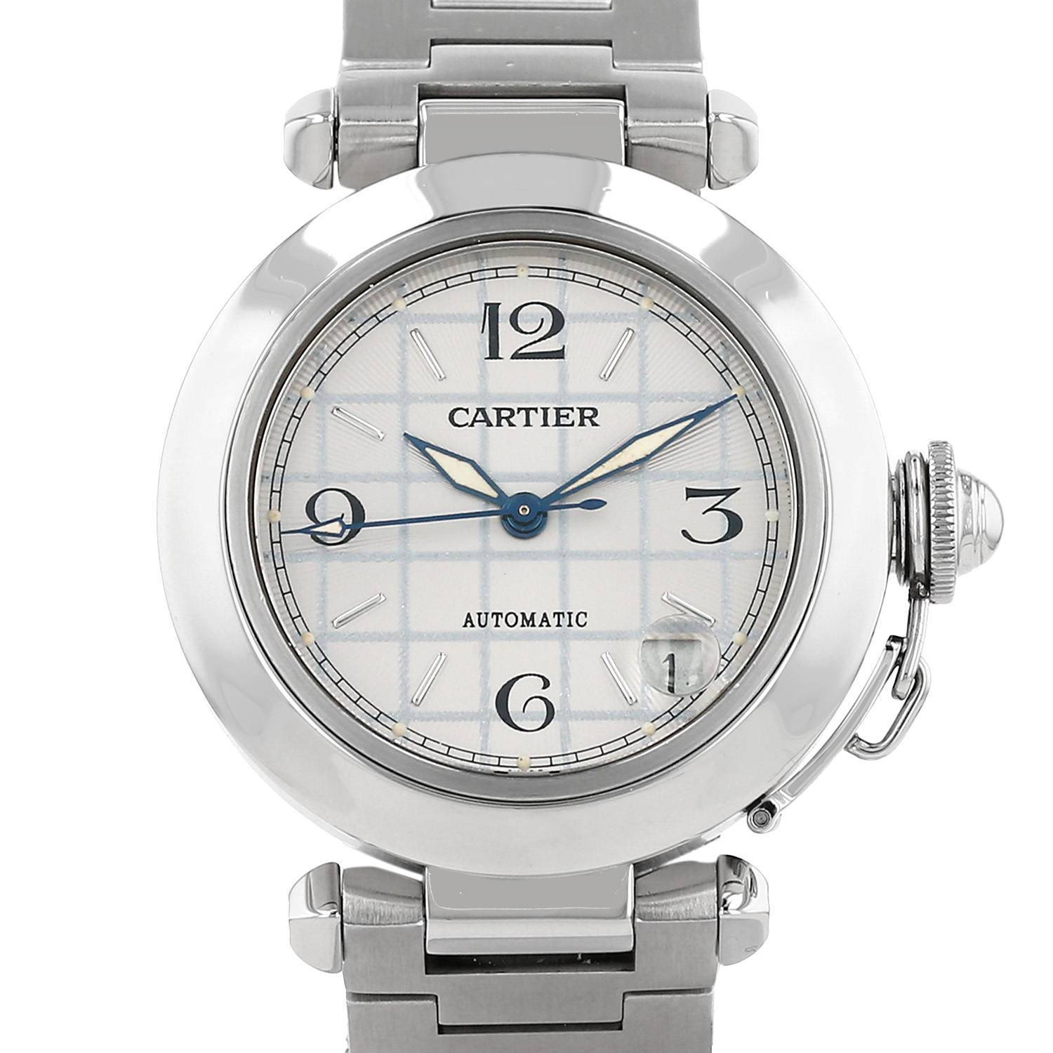 Montre Cartier Pasha en acier Ref: Cartier - 2324 Vers 2000 Montre Cartier Pasha en acier Ref: Cartier - 2324 Vers 2000