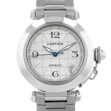 Montre Cartier Pasha en acier Ref: Cartier - 2324  Vers 2000
