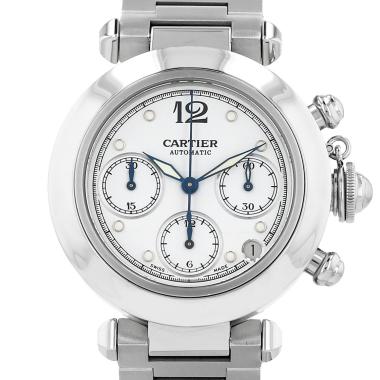 Orologio Cartier Pasha Chrono in acciaio Ref: Cartier - 2412  Circa 1990