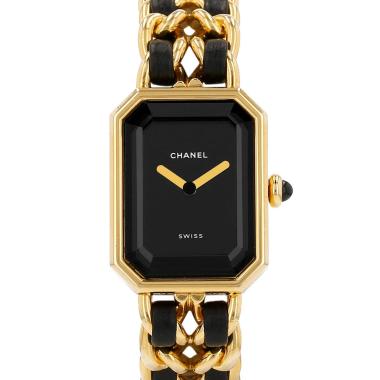 Chanel Première  size M  in gold plated Circa 1990