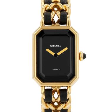 Orologio Chanel Première taglia M  in oro placcato Circa 1990