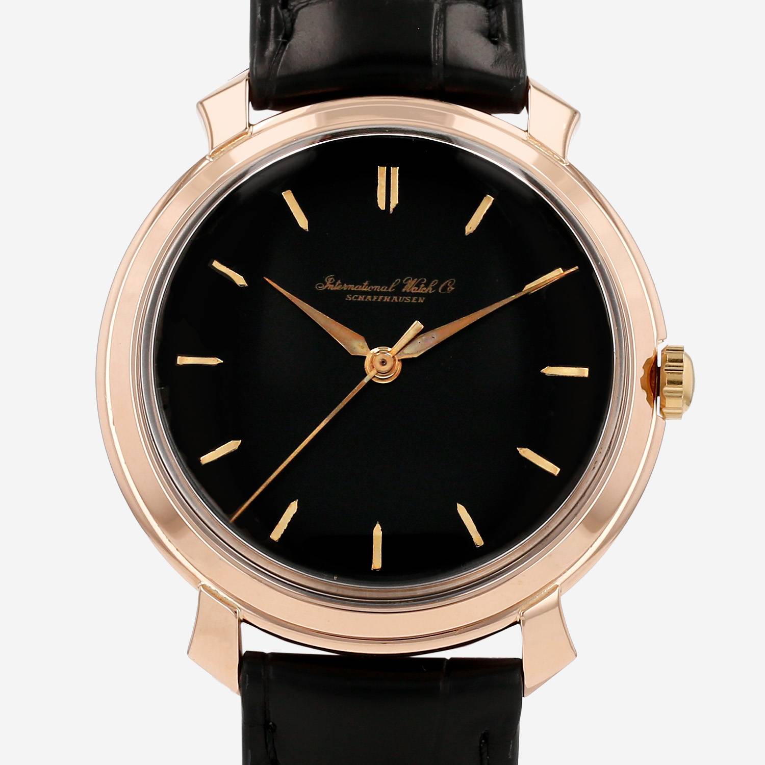 IWC Vintage  and pink gold Circa 1970