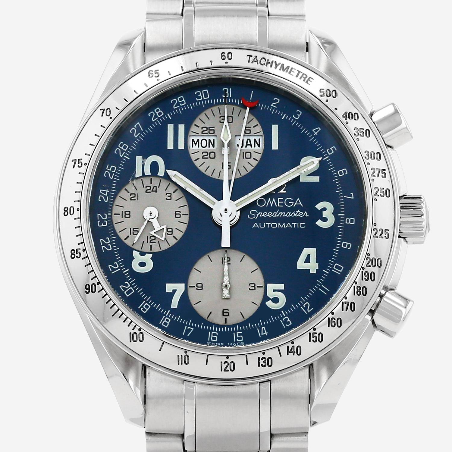 Omega Speedmaster Automatic  in stainless steel Ref: Omega - 1750084  Circa 2000