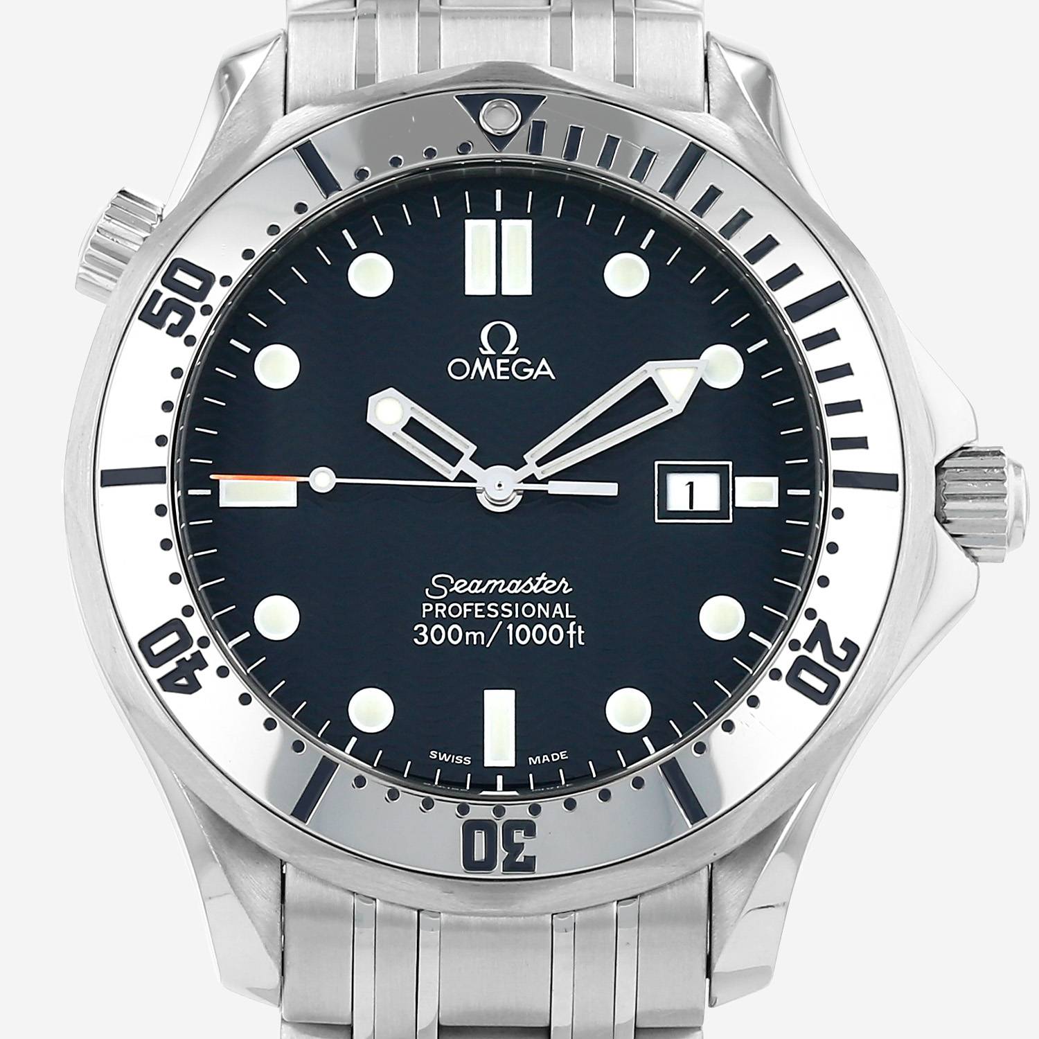 Omega Seamaster 300 M  in stainless steel Ref: Omega - 196 1523  Circa 2000