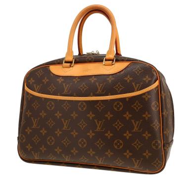 Borsa Louis Vuitton  Deauville in tela monogram marrone e pelle naturale