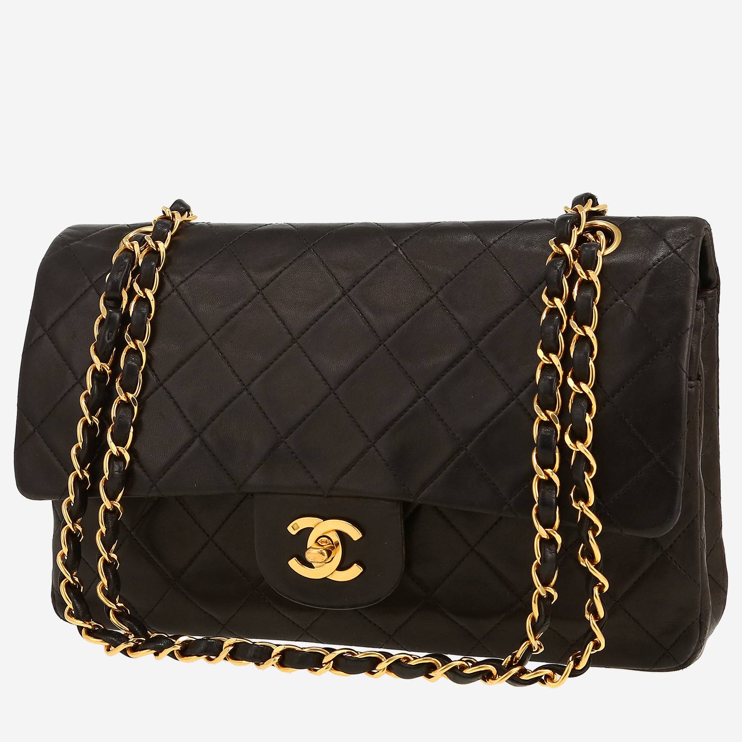 Chanel  Timeless Classic handbag  in black quilted leather