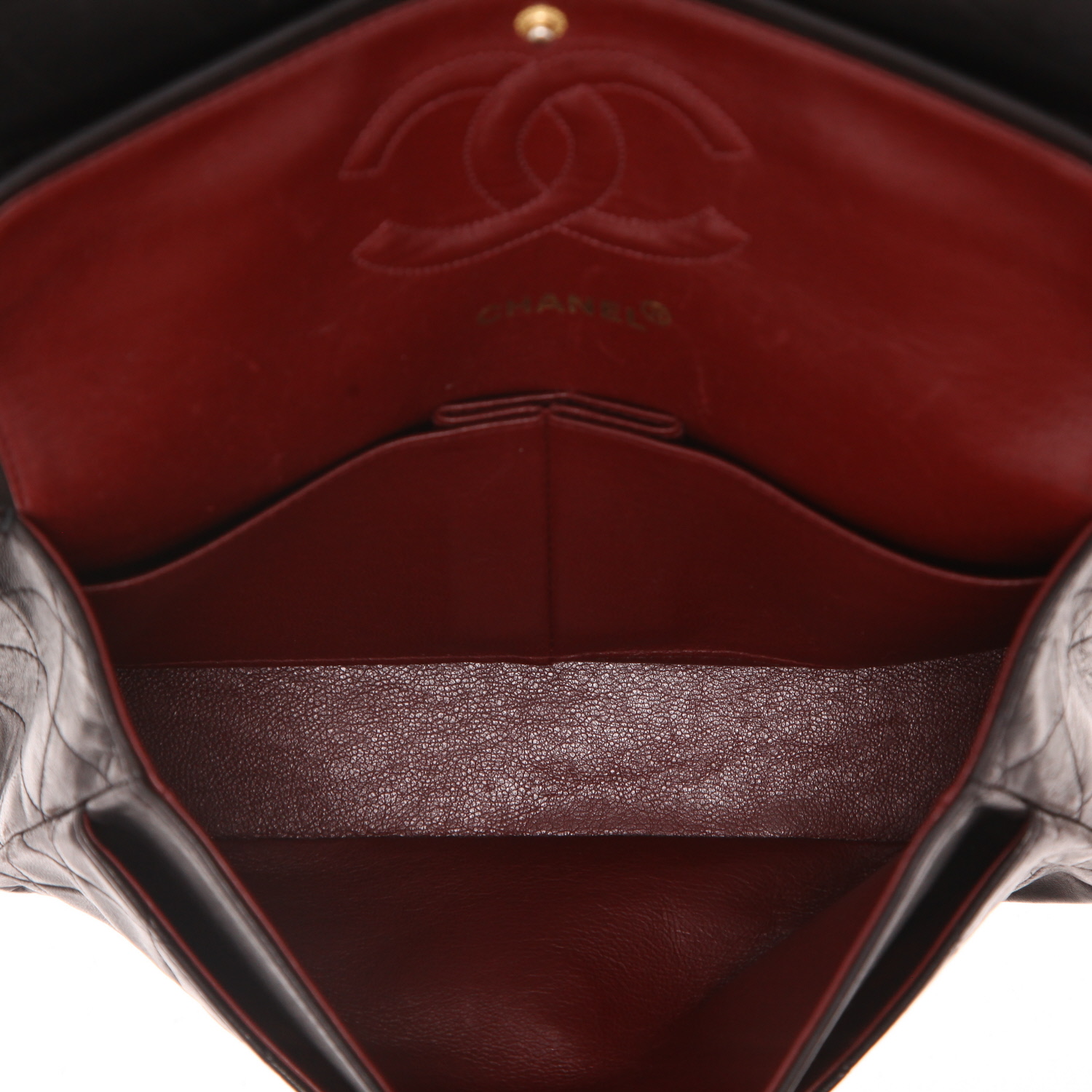 Sac à main Chanel  Timeless Classic en cuir matelassé noir - Detail D3