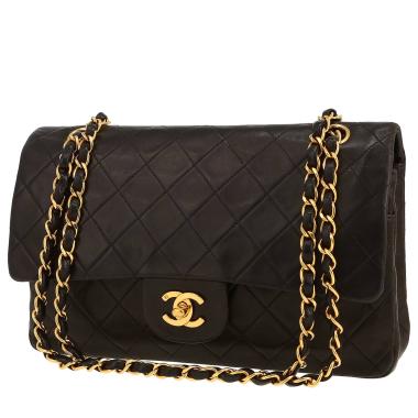 Sac à main Chanel  Timeless Classic en cuir matelassé noir