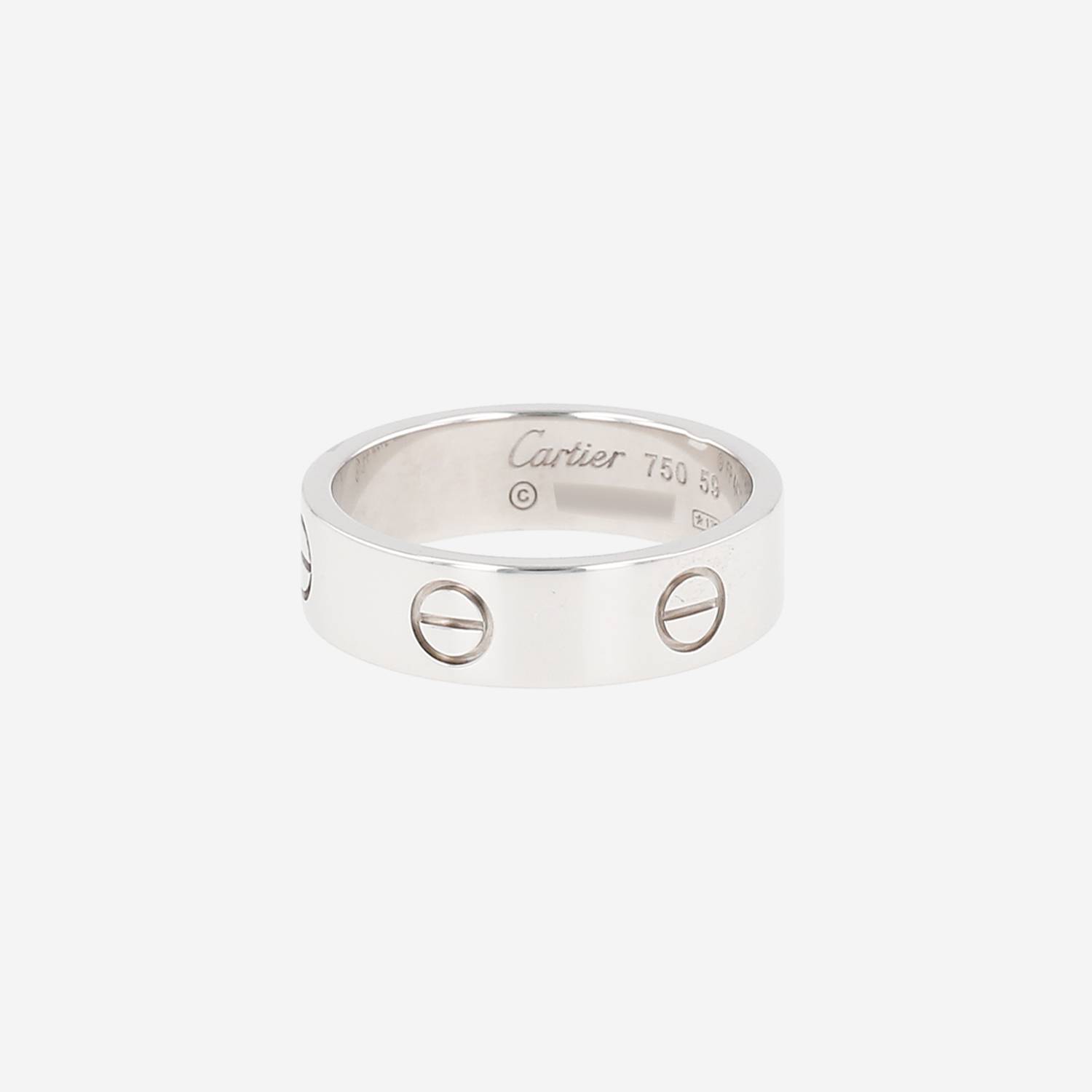 Anello Cartier Love in oro bianco