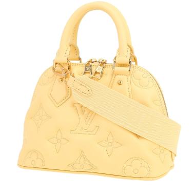 Louis Vuitton  Alma BB handbag  in yellow leather
