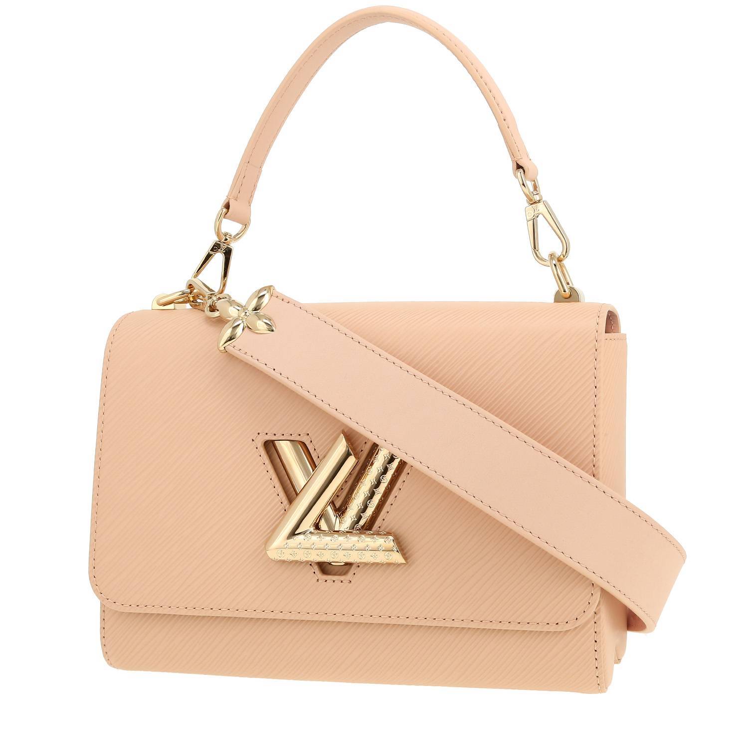 Sac Bandoulière Louis Vuitton Twist Cuir Épi Rose Occasion