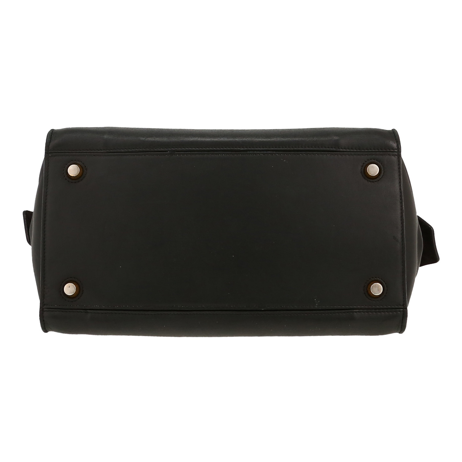 Celine  Ring handbag  in black leather - Detail D1