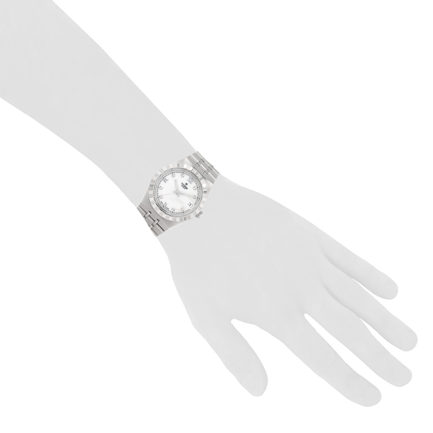 Tudor Royal  in stainless steel Ref: Tudor - 28400  Circa 2022 - Detail D1