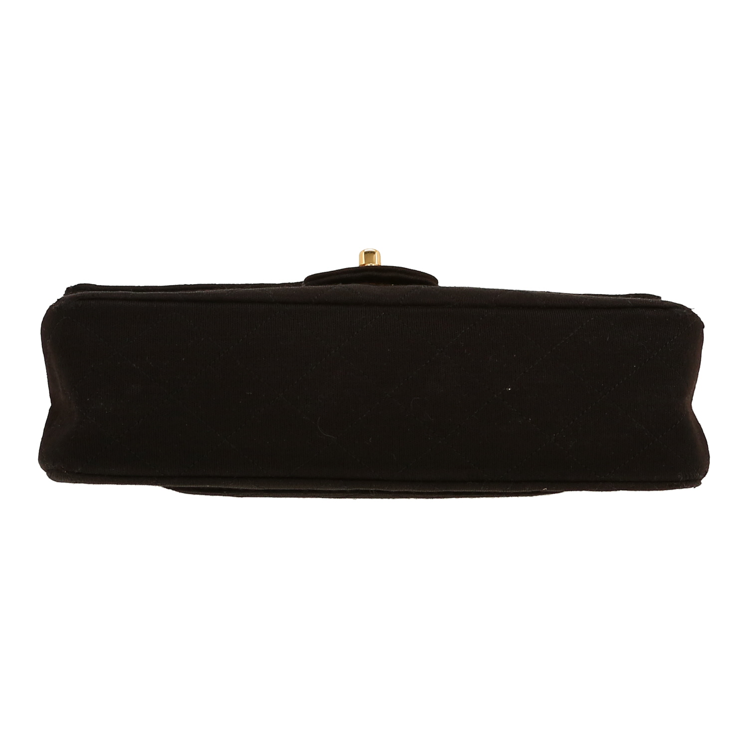 Chanel  Timeless Classic handbag  in black jersey canvas - Detail D1
