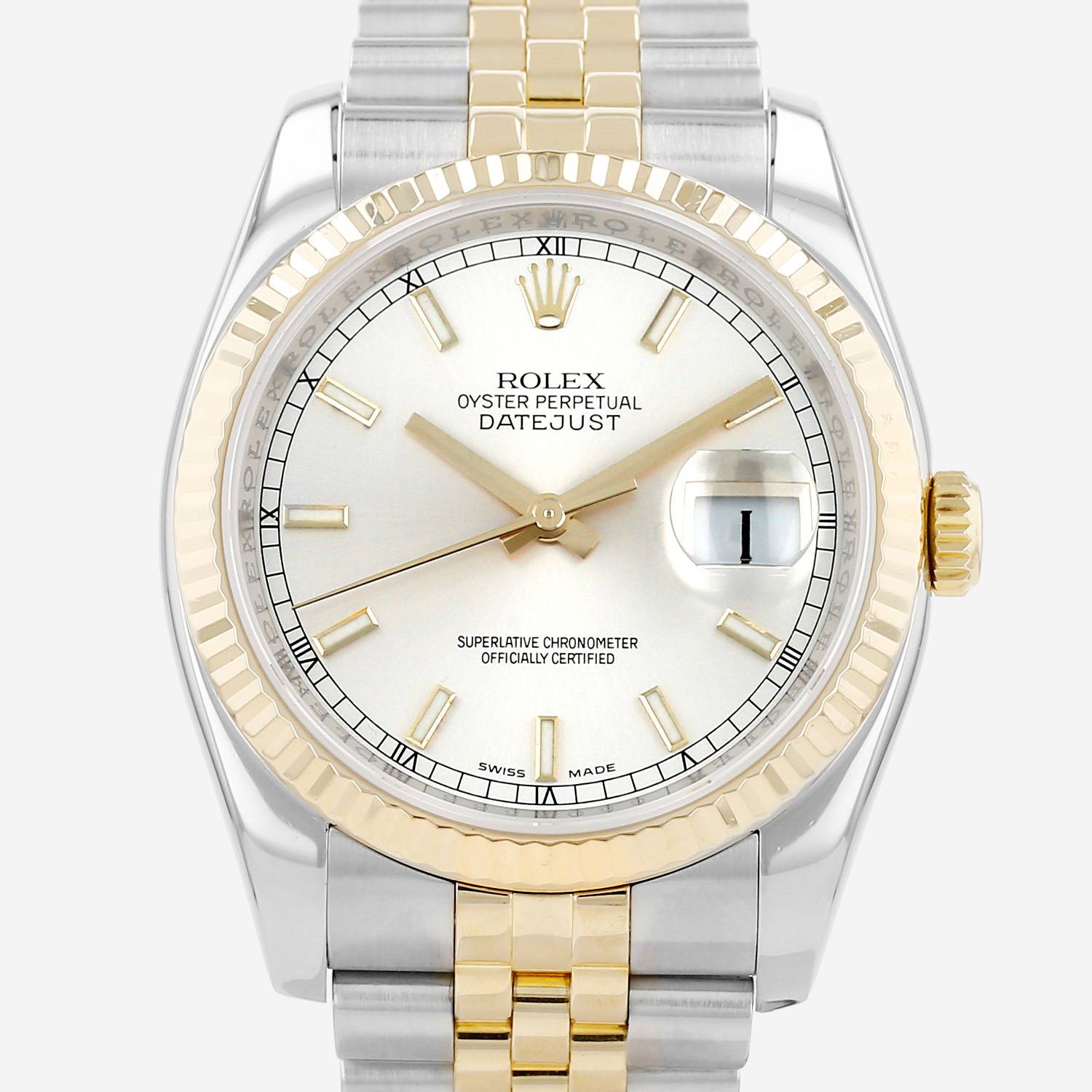 Rolex Datejust  in gold and stainless steel Ref: Rolex - 116233  Circa 2010