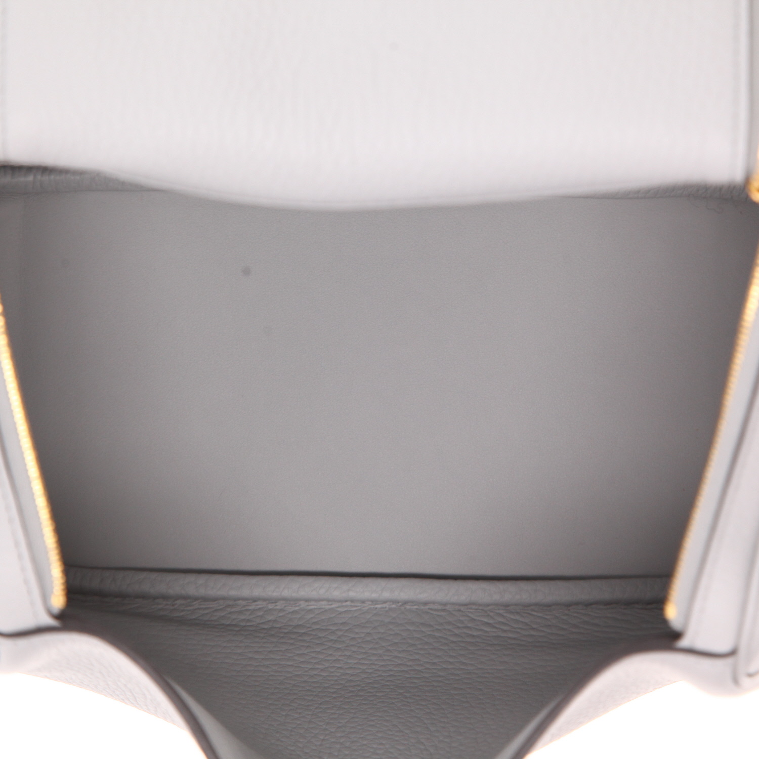 Borsa Hermès  Lindy 26 cm in pelle taurillon clemence Bleu Lin - Detail D3