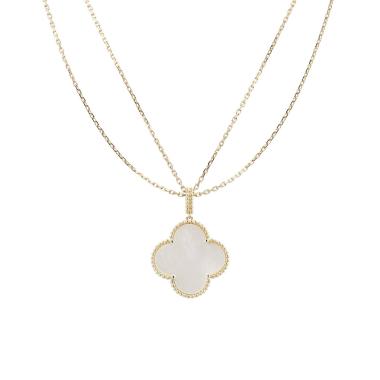 Collar Van Cleef 
Arpels Magic Alhambra de oro amarillo y nácar