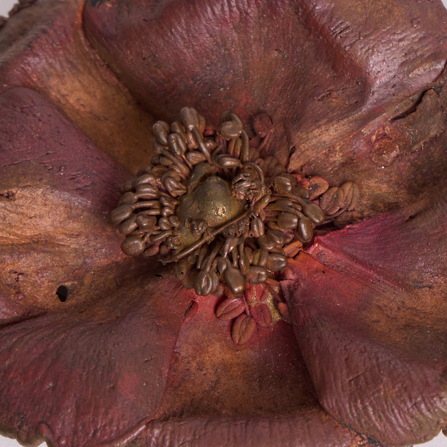 Broche 'Coquelicot' - le modèle créé vers 1980 - Pièce unique Broche 'Coquelicot' - le modèle créé vers 1980 - Pièce unique