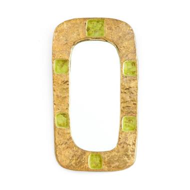 'Oblong Cabochons' mirror - circa 1958