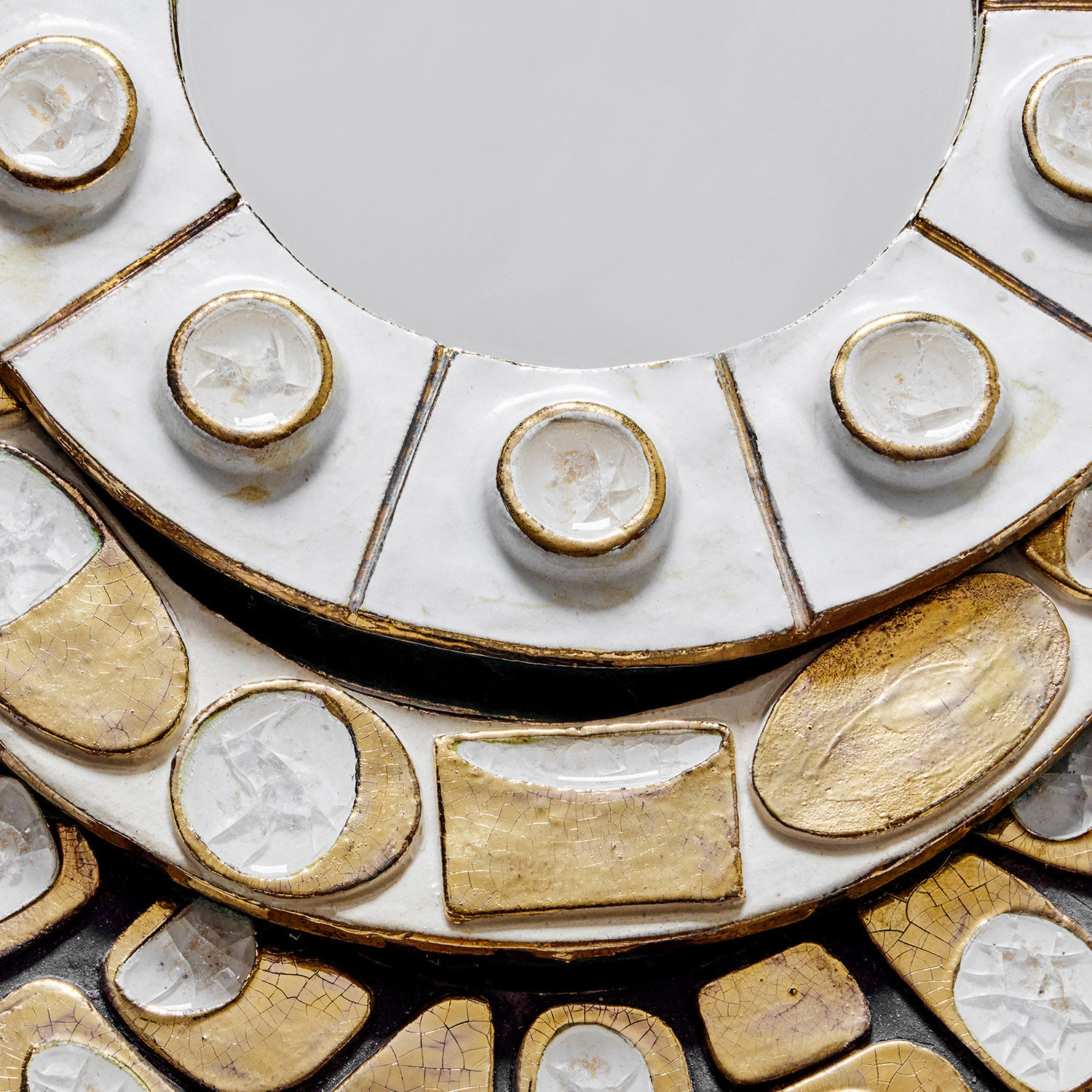 Miroir 'Lunes' - le modèle créé vers 1970 - Detail D1