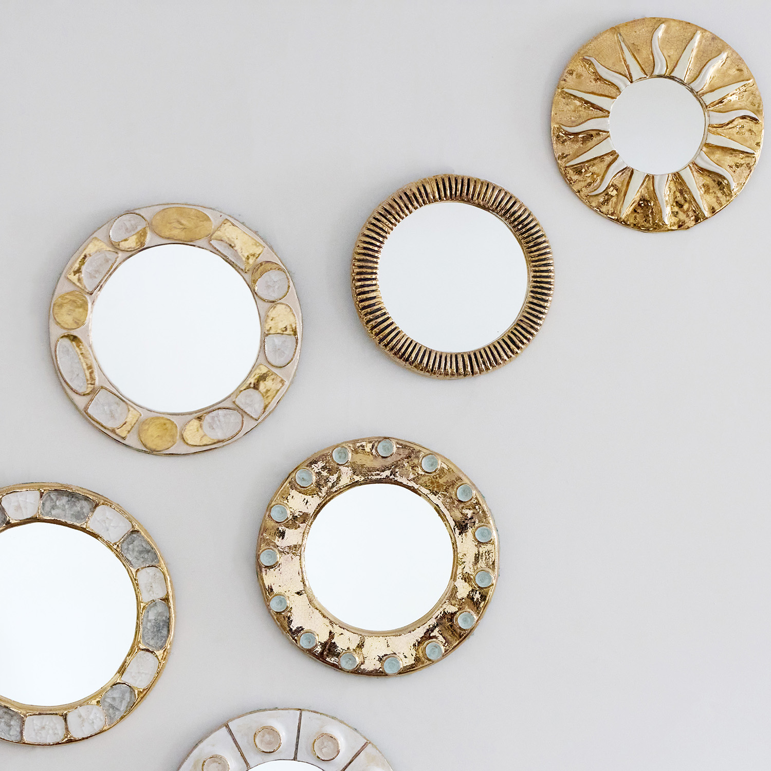 'Lunes' mirror - circa 1970 - Detail D3