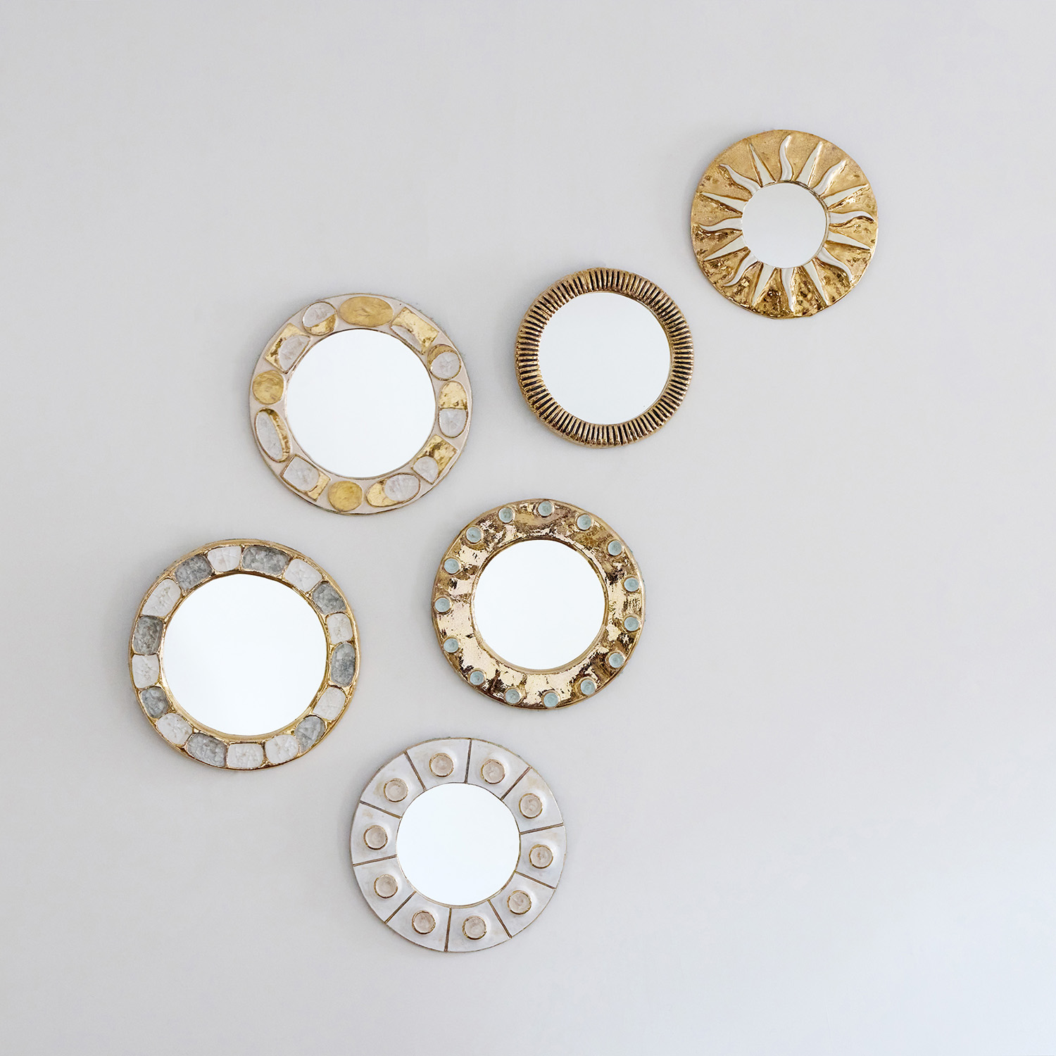 'Lunes' mirror - circa 1970 - Detail D4