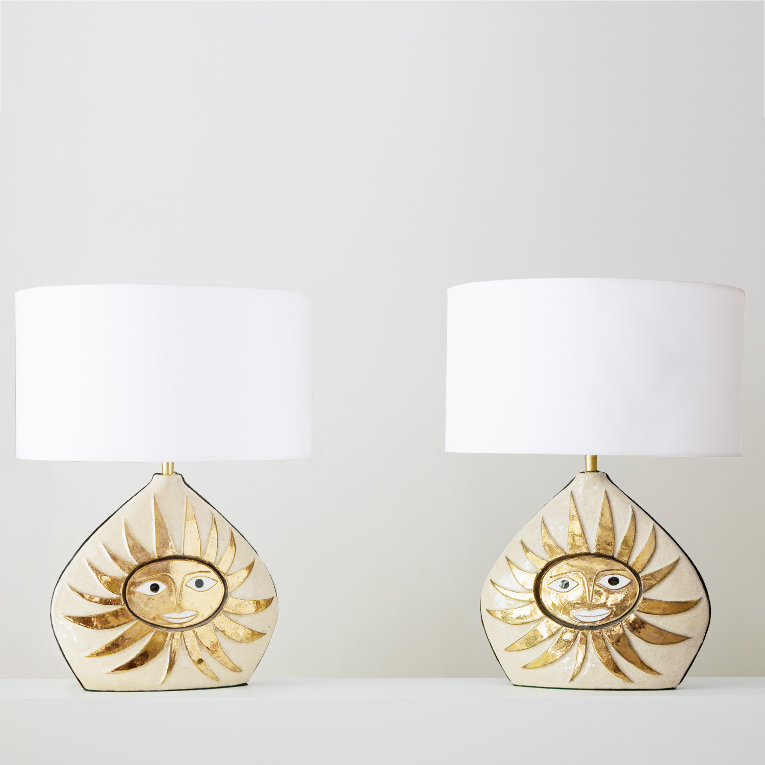 Paire de lampes 'Soleil' - le modèle créé vers 1965 - Detail D1