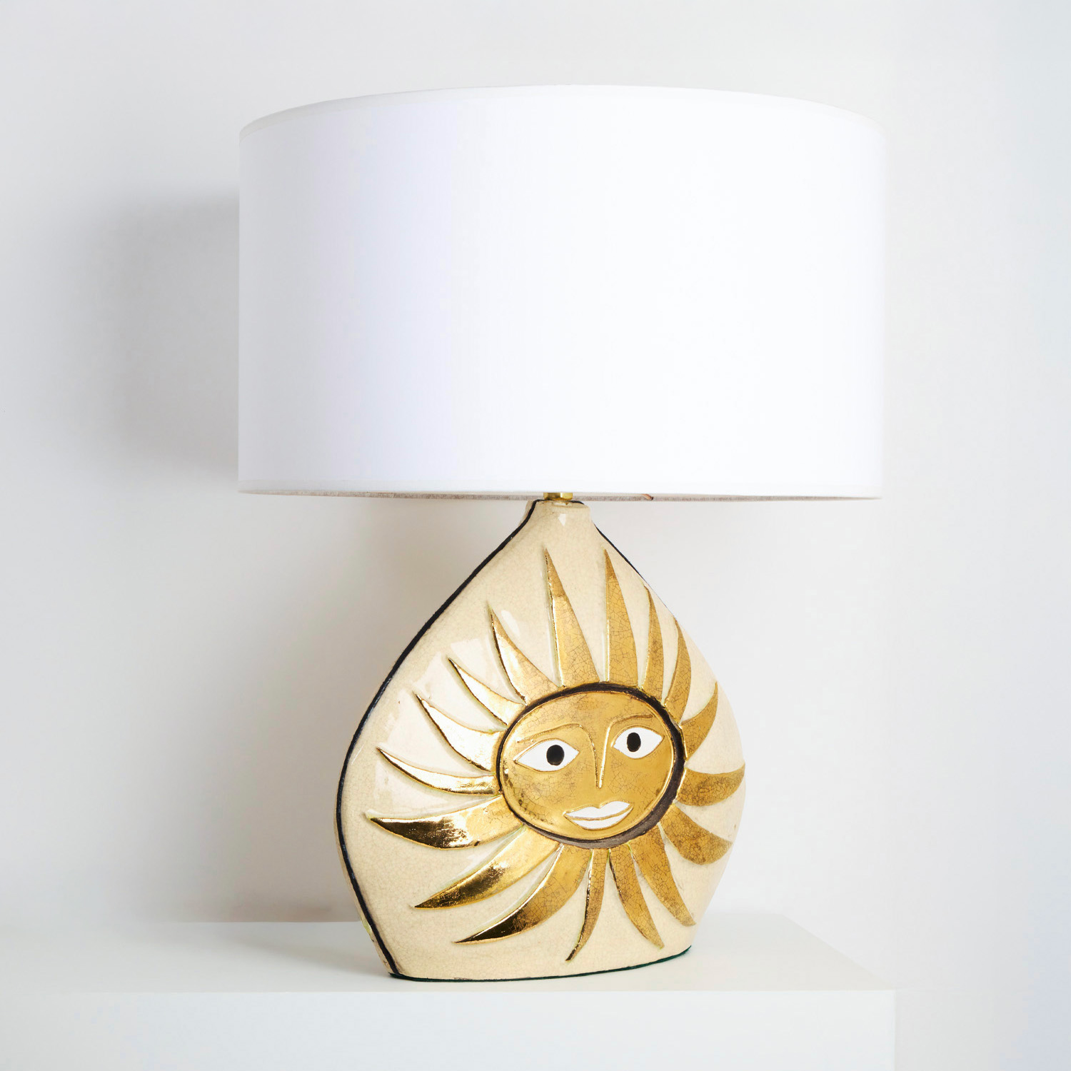 Pair of lamps, 'Soleil' model - circa 1965