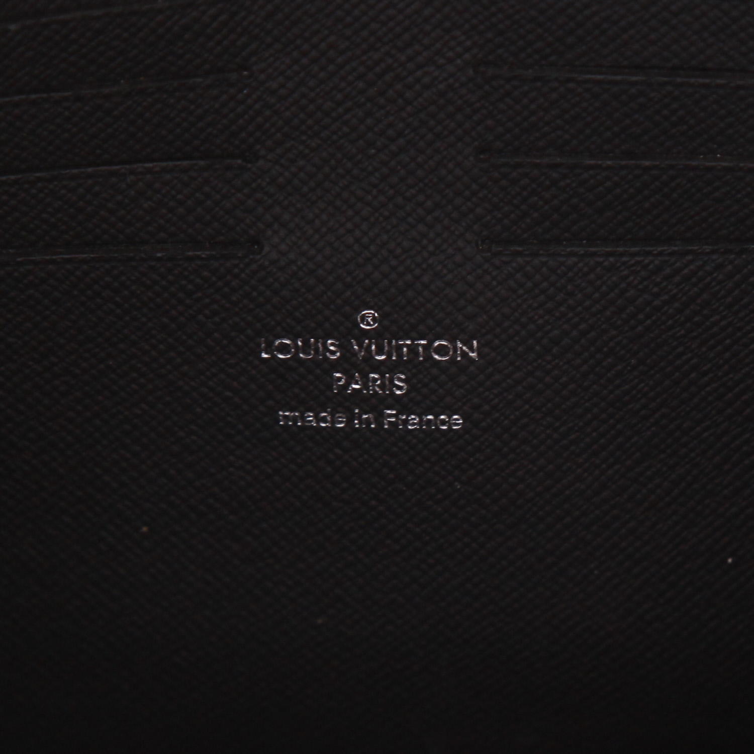 Pochette Louis Vuitton   in tela a scacchi grigio Graphite e pelle nera - Detail D2