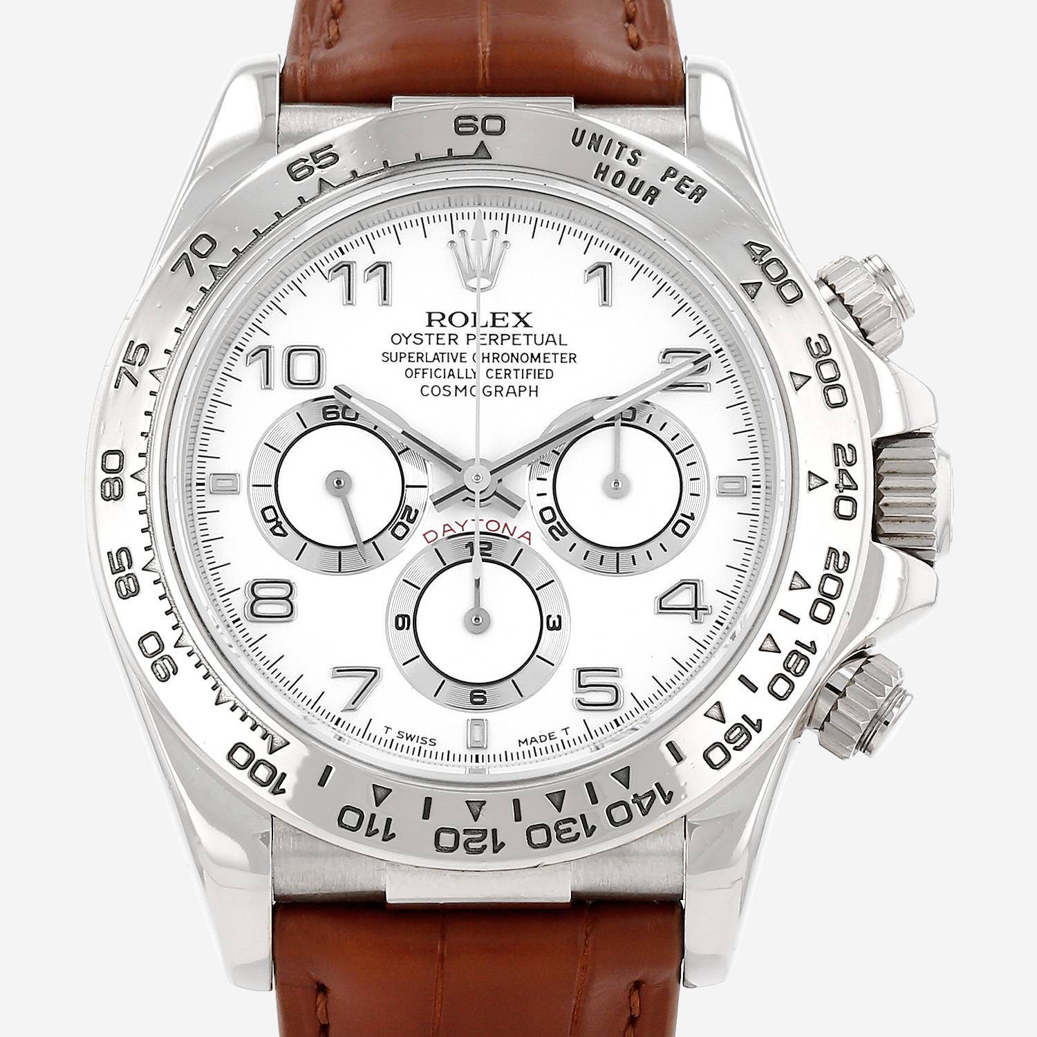 Rolex Daytona Automatique  in white gold Ref: Rolex - 16519  Circa 1997