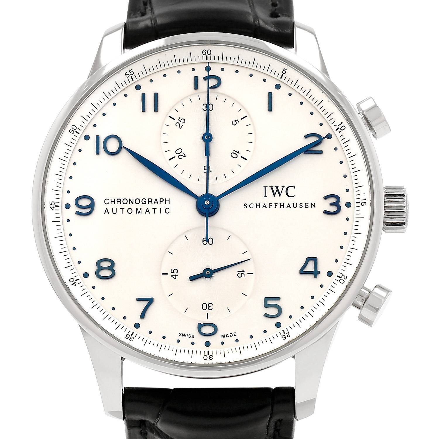 Montre IWC Portuguese-Chronograph en acier Ref: IWC - 371446 Vers