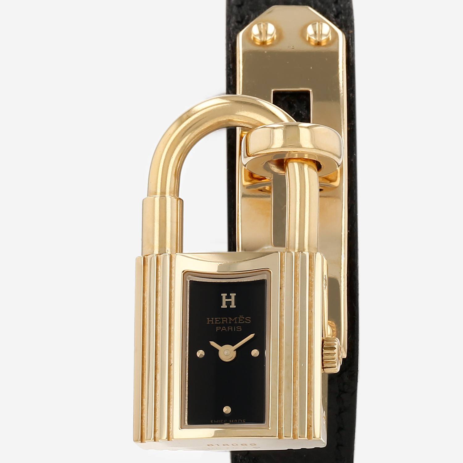 Montre Hermès Montre Kelly en plaqué or Ref: Hermès - KE1.201  Vers 1990