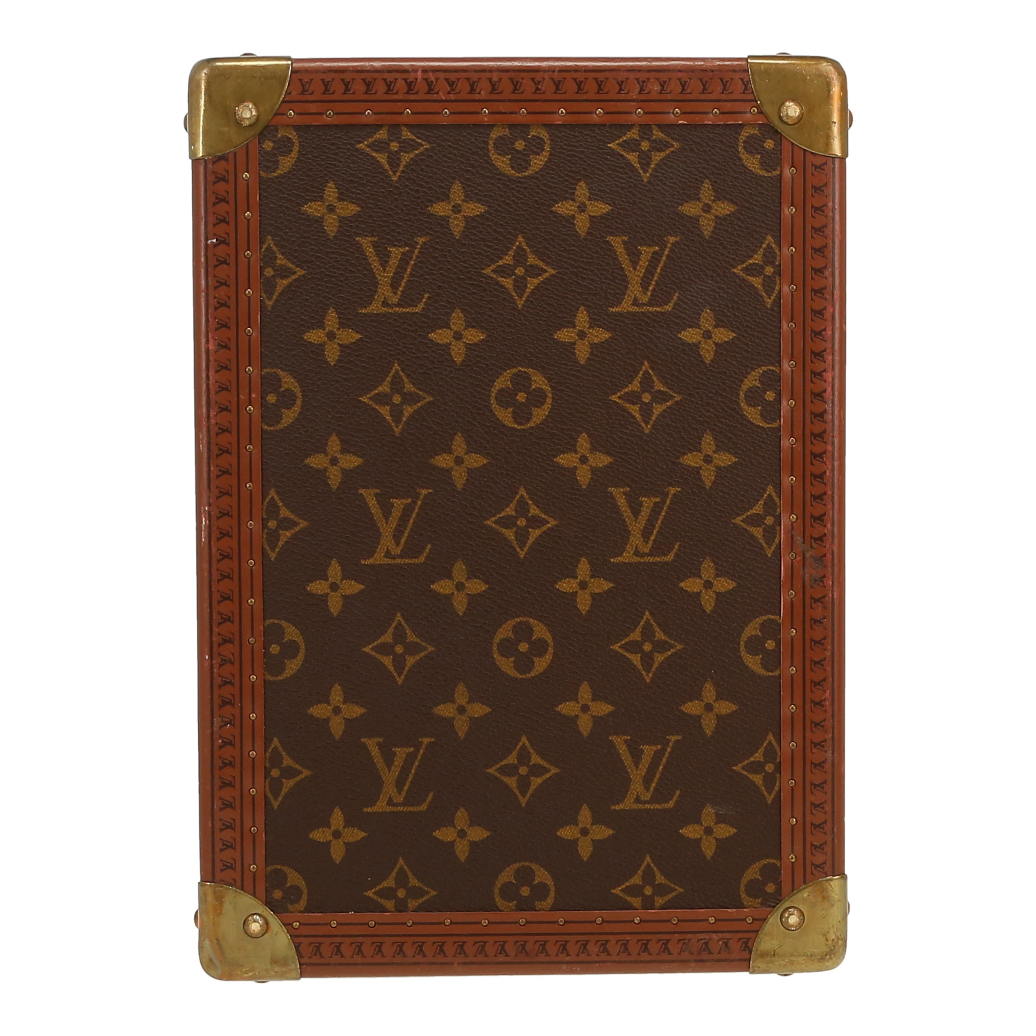 Beauty Louis Vuitton  Boîte à flacons in tela monogram e pelle marrone - Detail D1