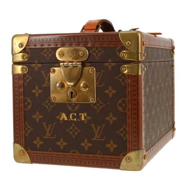 Vanity Louis Vuitton  Boîte à flacons en lona Monogram y cuero marrón