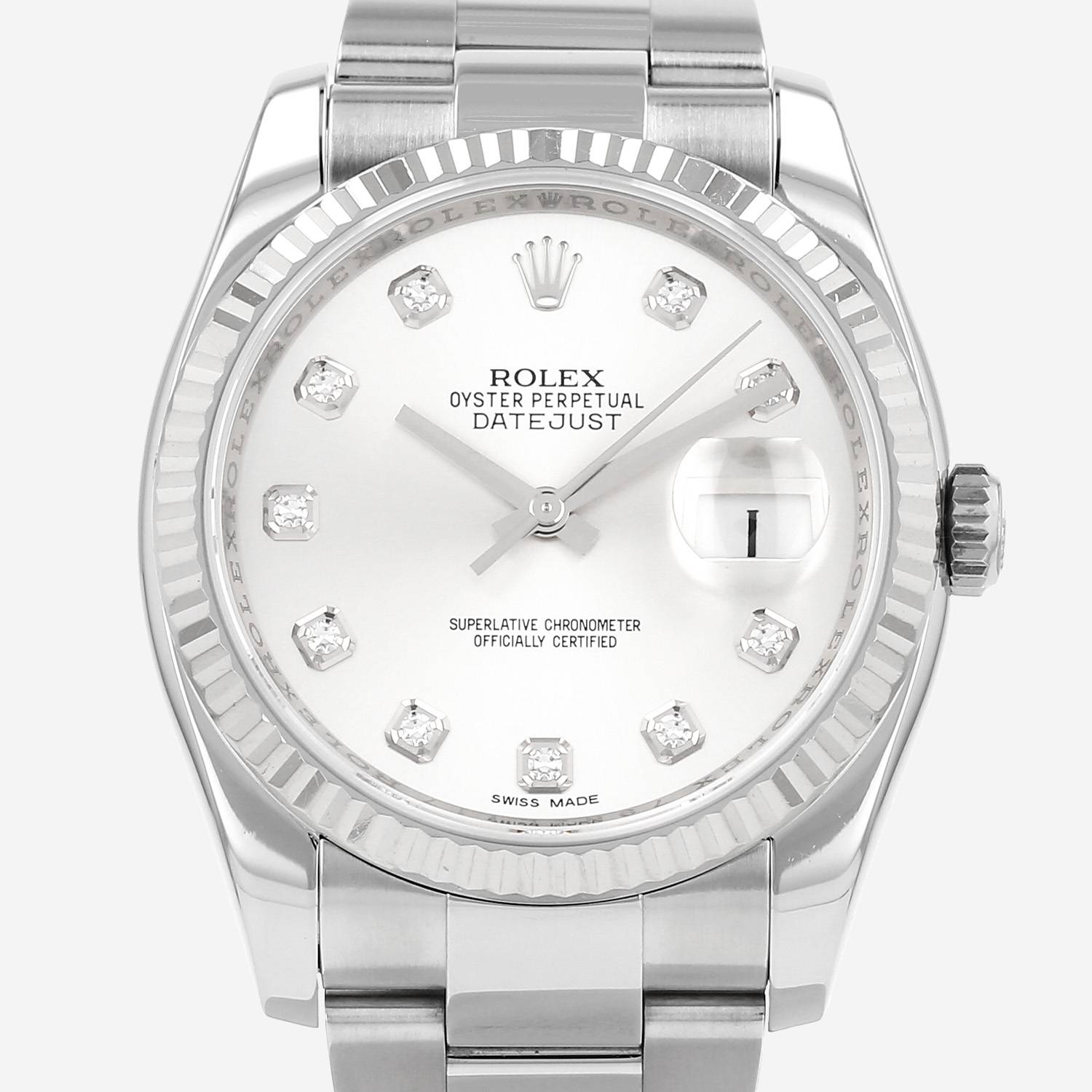Rolex Datejust  in gold and stainless steel and stainless steel Ref: Rolex - 116234  Circa 2015