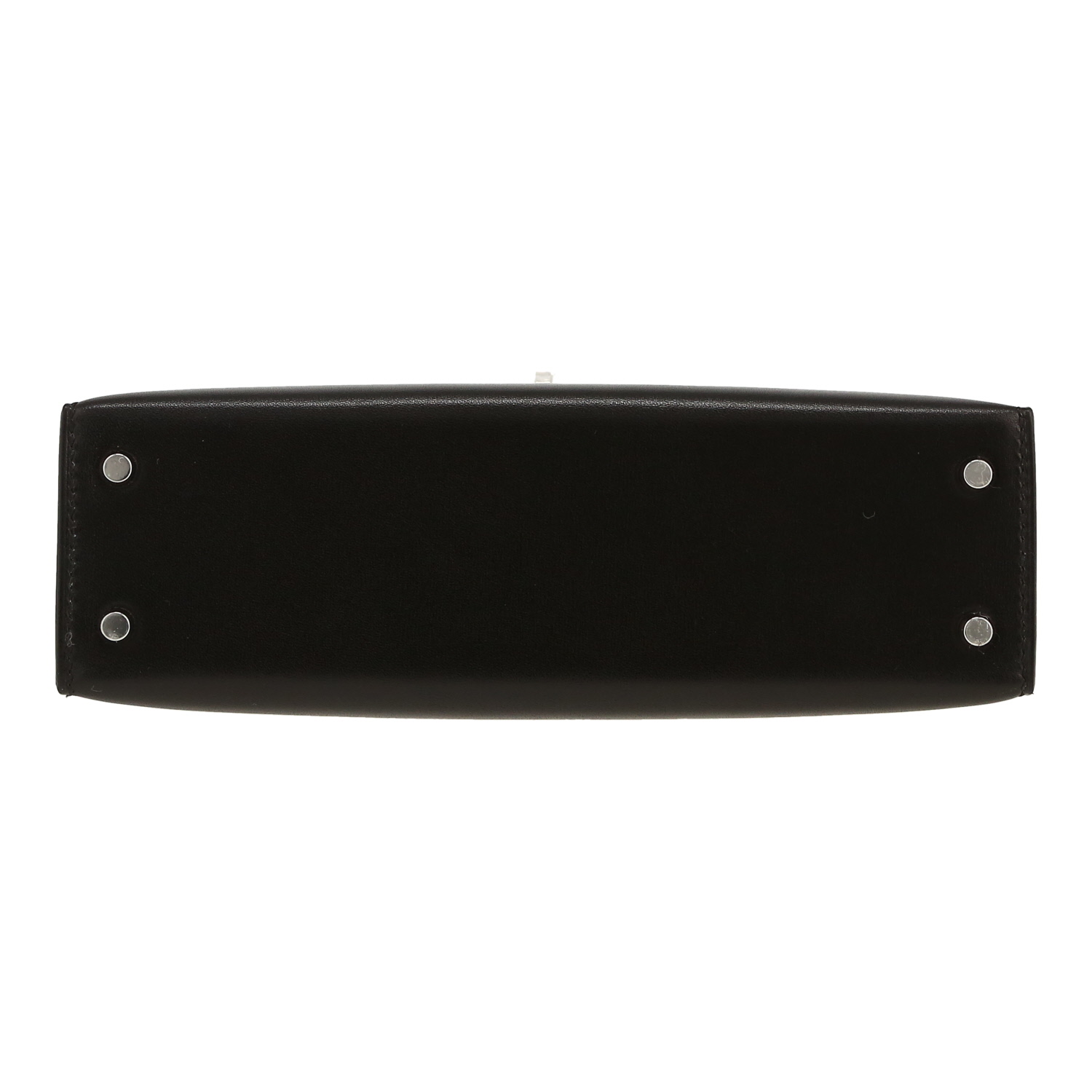 Borsa Hermès  Kelly 20 cm in pelle box nera - Detail D1